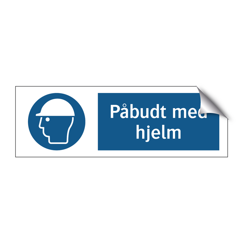 Påbudt med Hjelm