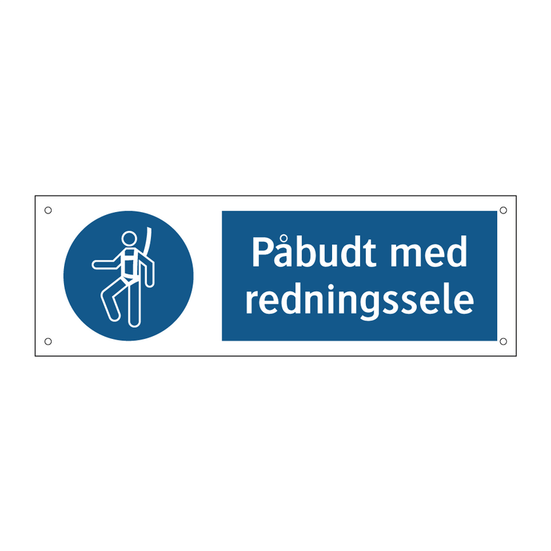 Påbudt med Redningssele