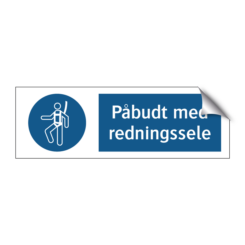 Påbudt med Redningssele