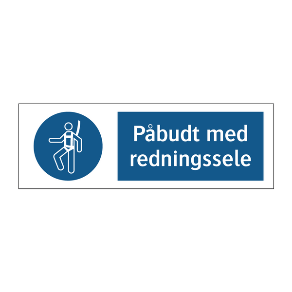 Påbudt med Redningssele