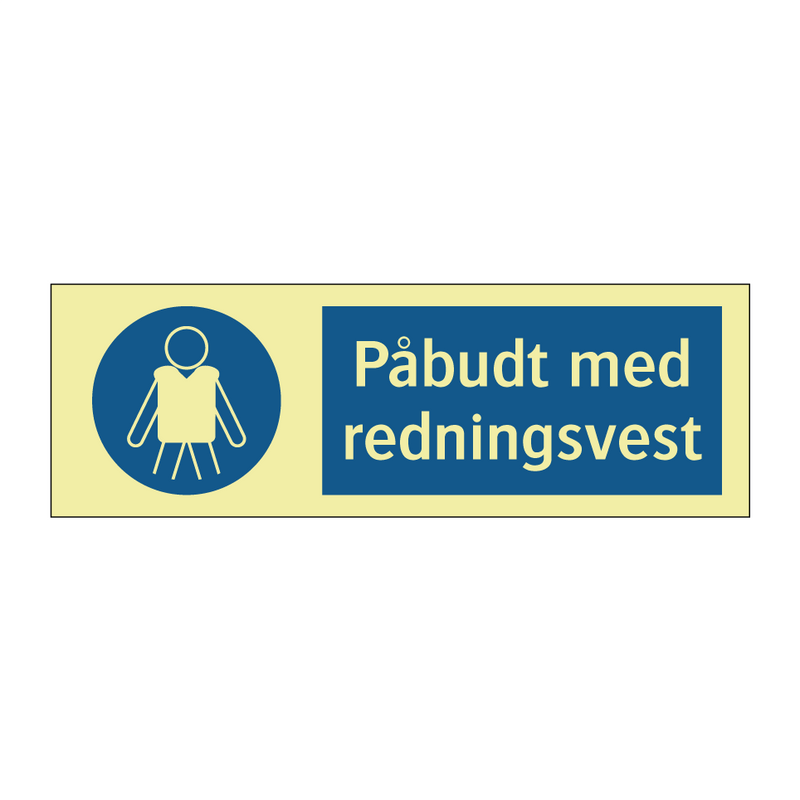 Påbudt med Redningsvest
