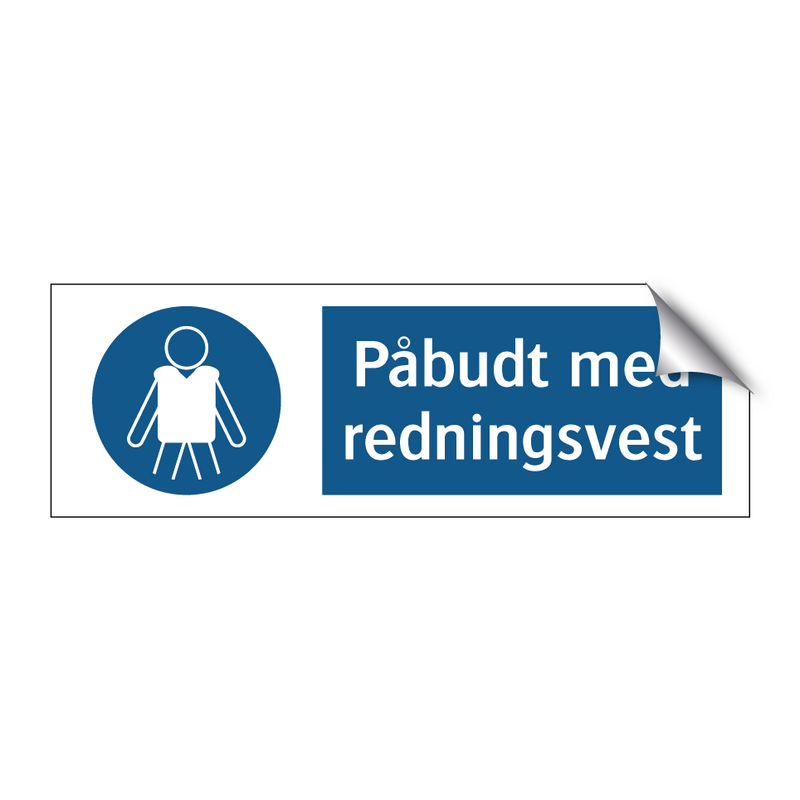 Påbudt med Redningsvest