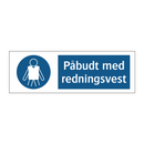 Påbudt med Redningsvest