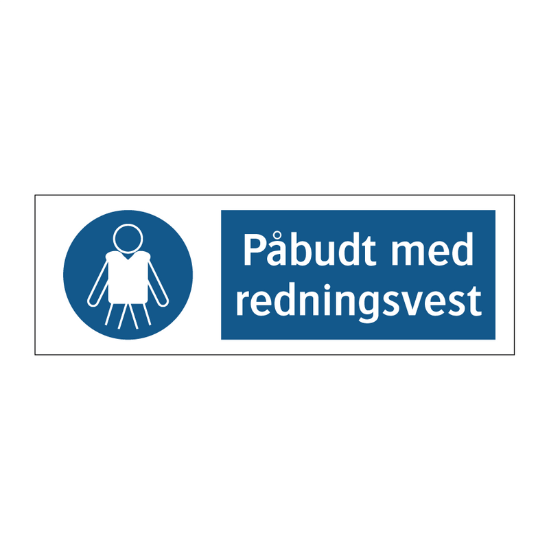 Påbudt med Redningsvest