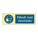 Påbudt med støvmaske