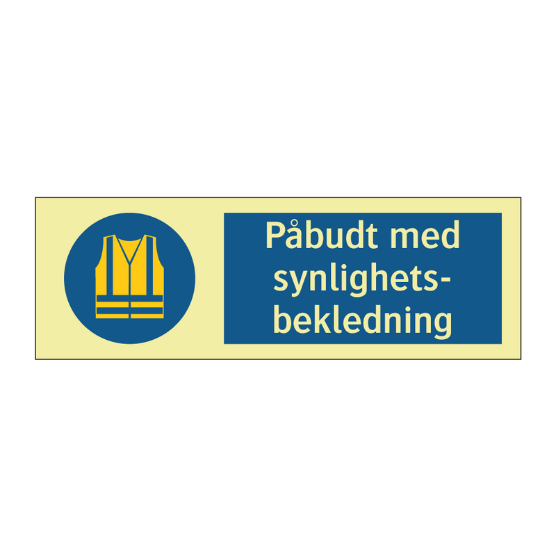 Påbudt med Synlighetsbekledning