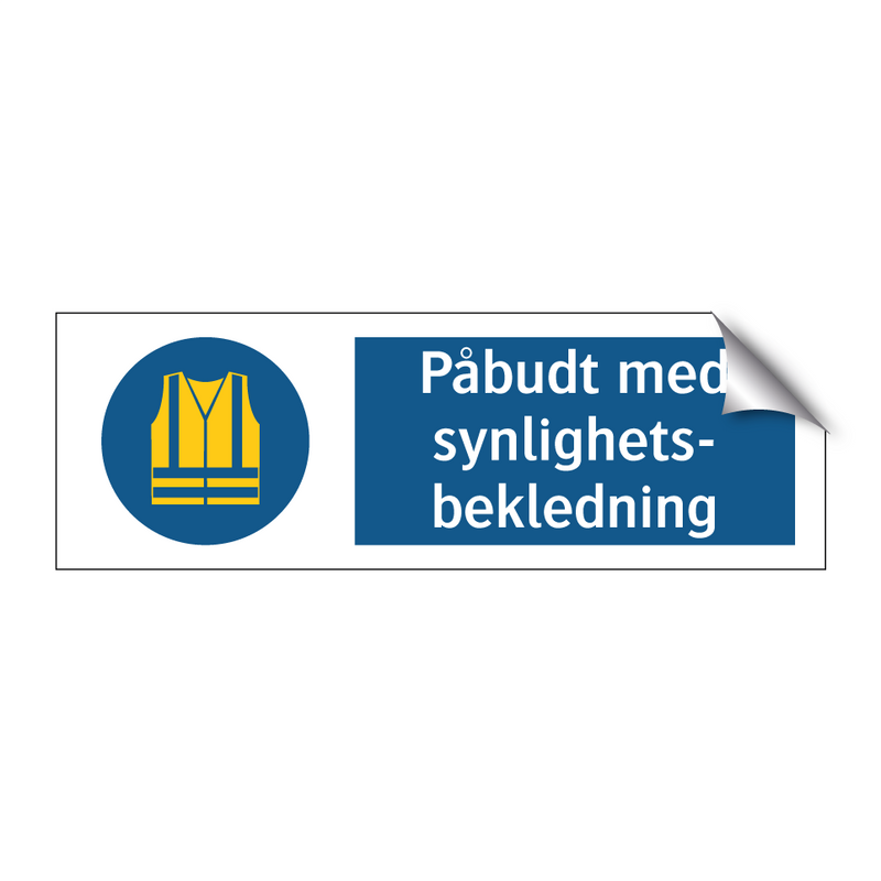 Påbudt med Synlighetsbekledning
