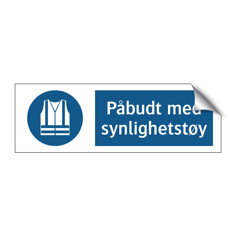 Påbudt med Synlighetstøy