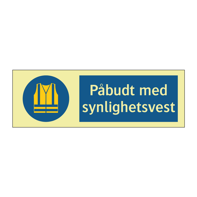 Påbudt med Synlighetsvest
