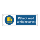 Påbudt med Synlighetsvest