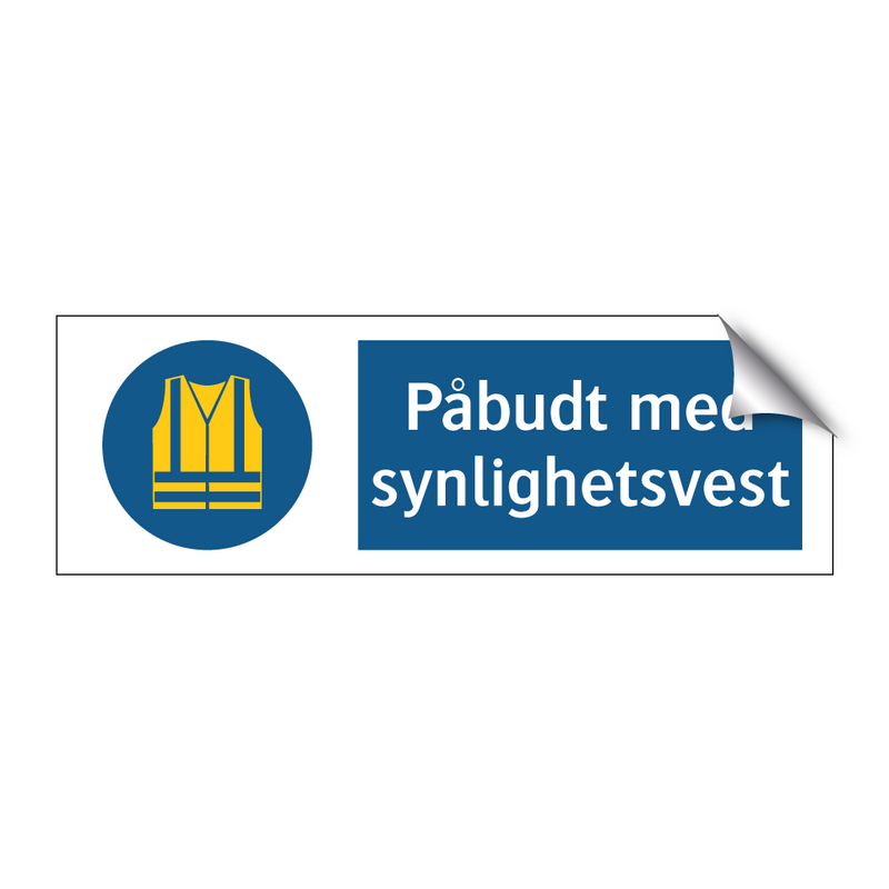 Påbudt med Synlighetsvest
