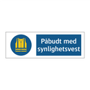 Påbudt med Synlighetsvest