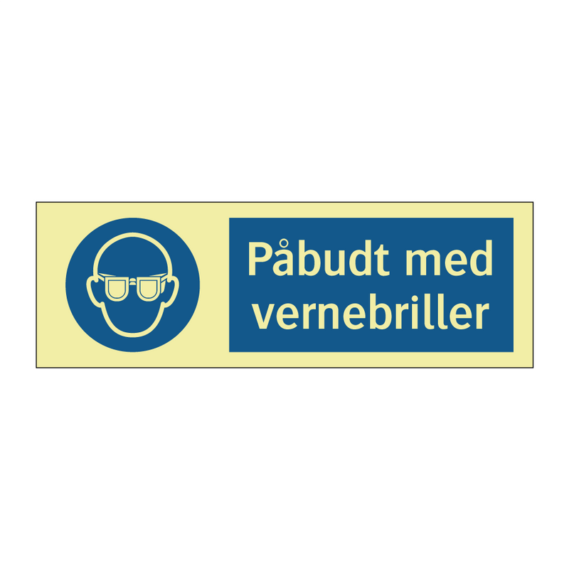 Påbudt med Vernebriller