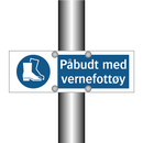 Påbudt med Vernefottøy