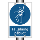 Fallsikring påbudt