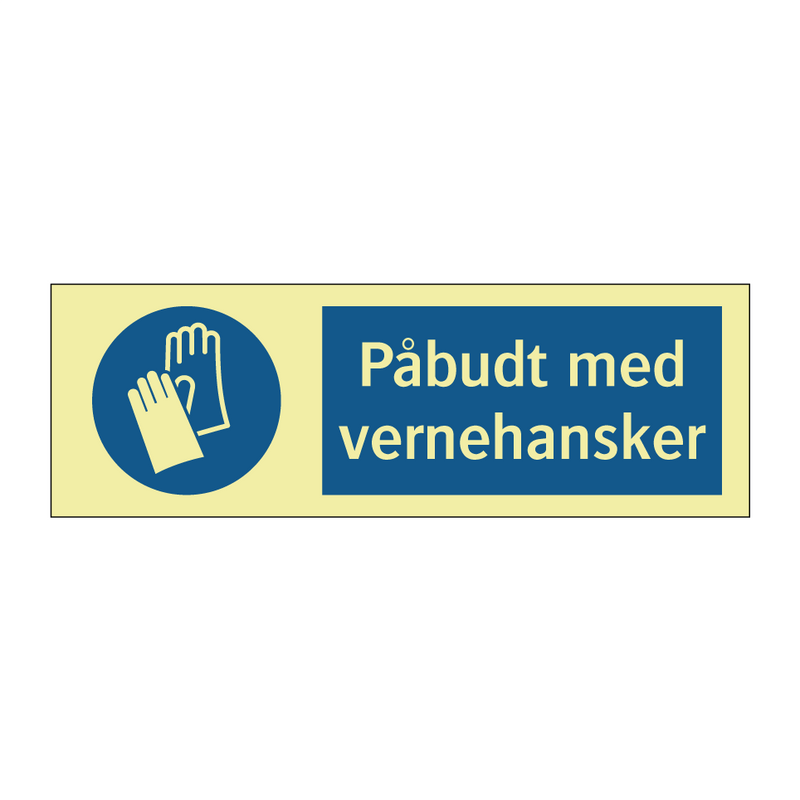 Påbudt med Vernehansker