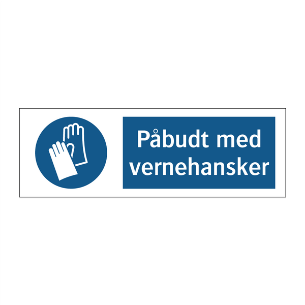Påbudt med Vernehansker