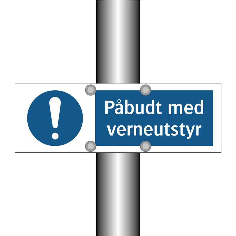 Påbudt med verneutstyr