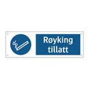 Røyking tillatt