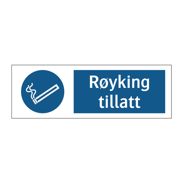 Røyking tillatt