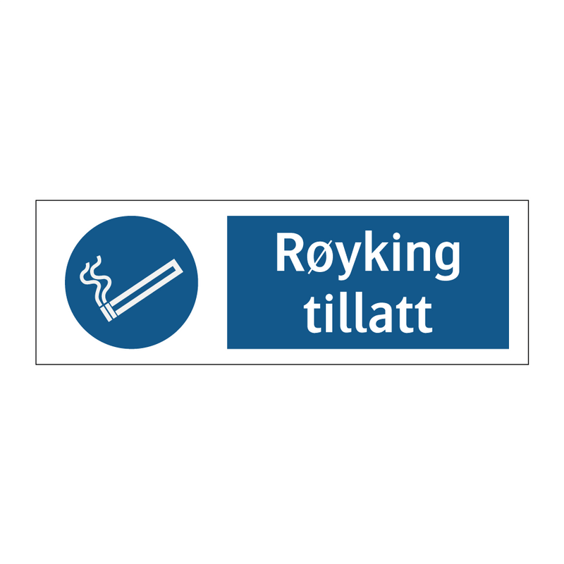 Røyking tillatt