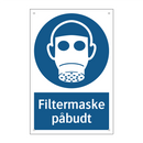 Filtermaske påbudt