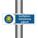 Synlighetsbekledning påbudt