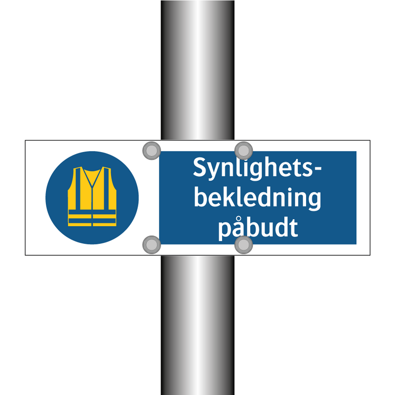 Synlighetsbekledning påbudt
