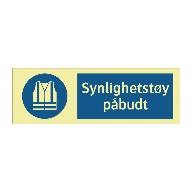 Synlighetstøy påbudt