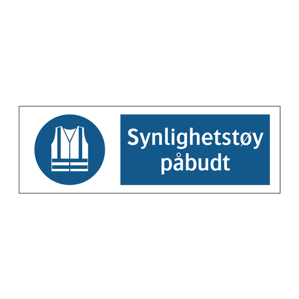 Synlighetstøy påbudt