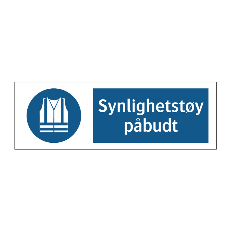 Synlighetstøy påbudt