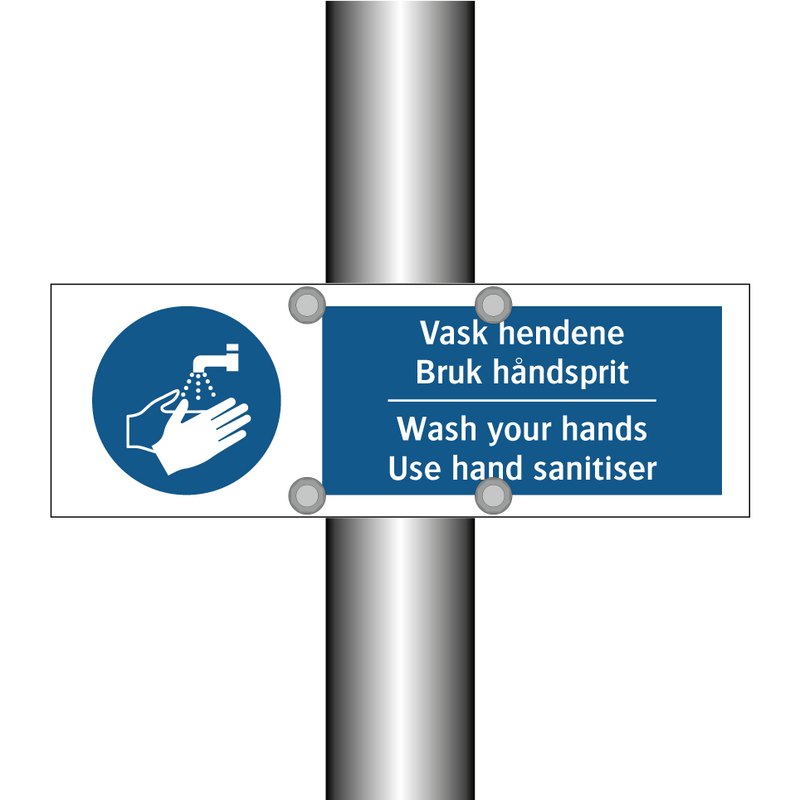 Vask hendene bruk ha?ndsprit