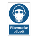 Filtermaske påbudt