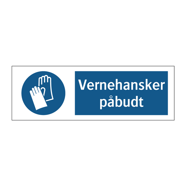 Vernehansker påbudt
