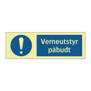 verneutstyr påbudt