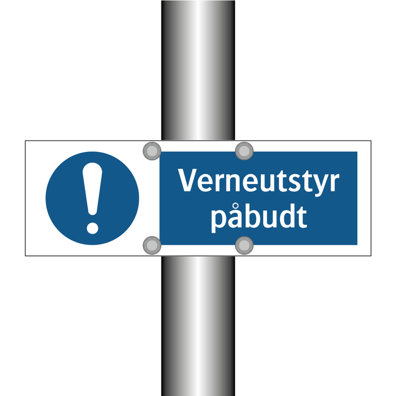 verneutstyr påbudt