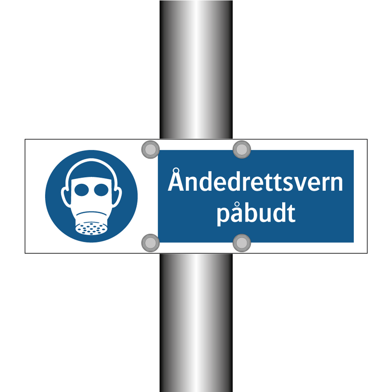 Åndedrettsvern påbudt & Åndedrettsvern påbudt & Åndedrettsvern påbudt