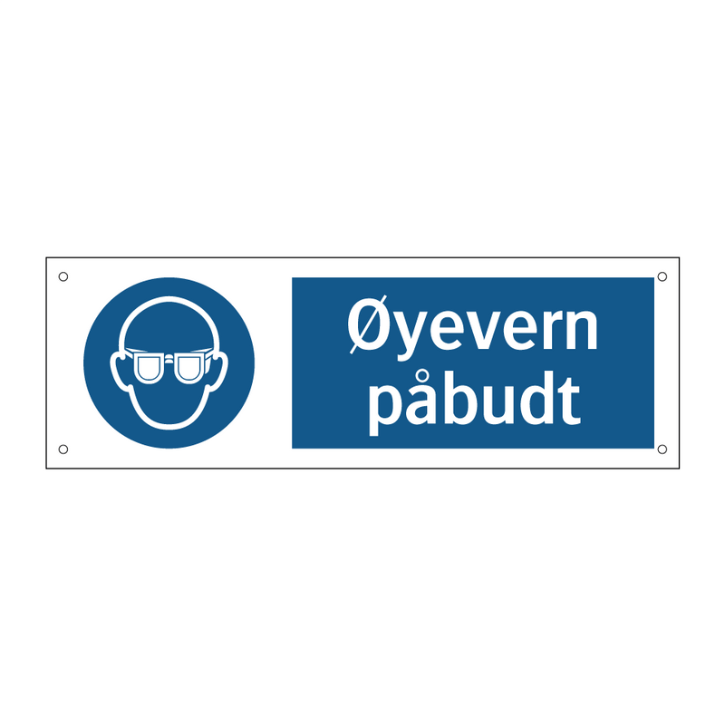 øyevern påbudt