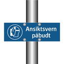 Ansiktsvern påbudt