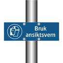 Bruk ansiktsvern