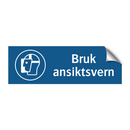 Bruk ansiktsvern