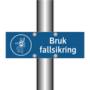 Bruk fallsikring