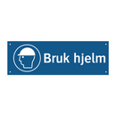 Bruk hjelm