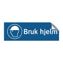 Bruk hjelm