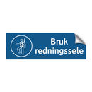 Bruk redningssele