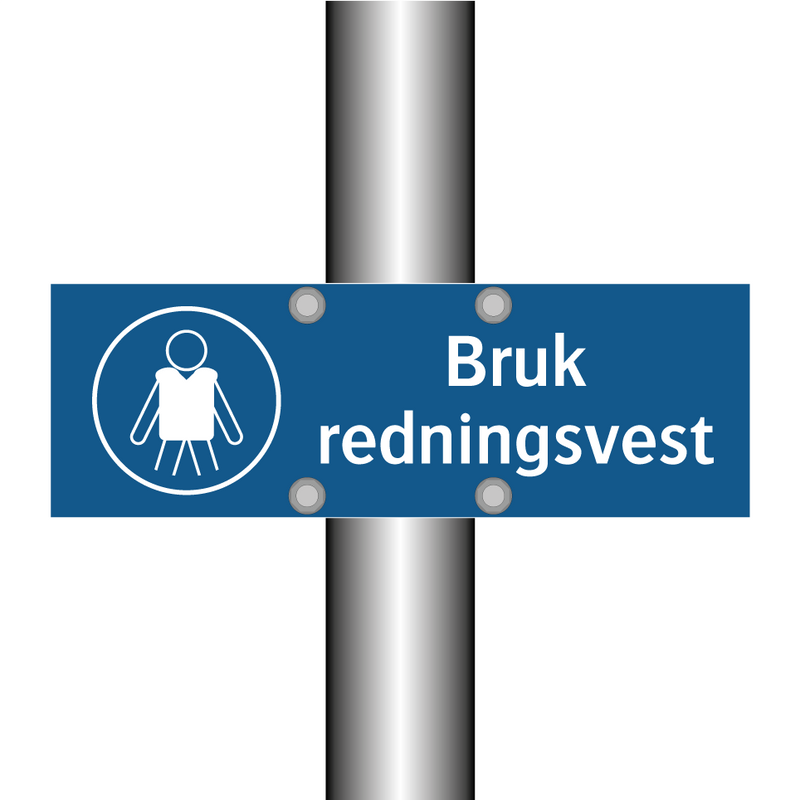 Bruk redningsvest