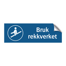 Bruk rekkverket