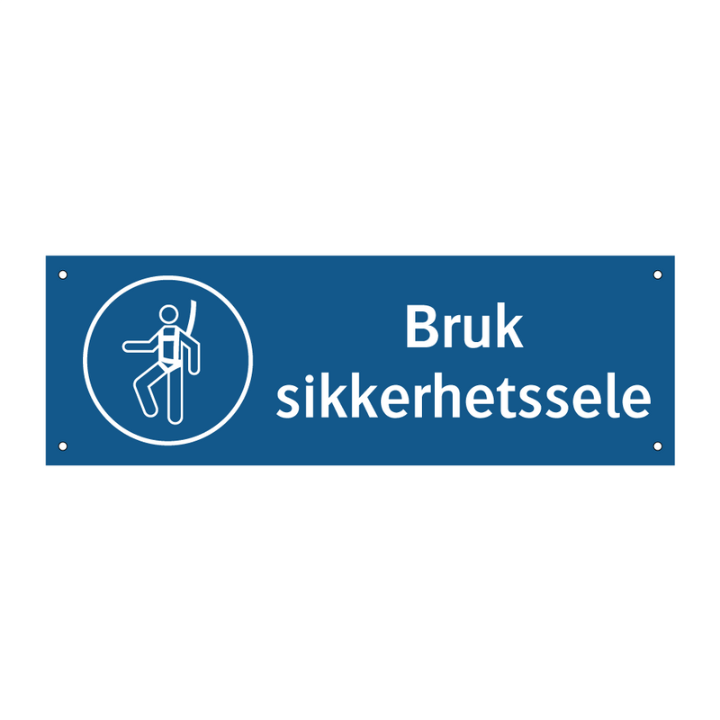 Bruk sikkerhetssele