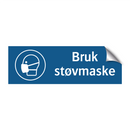 Bruk støvmaske