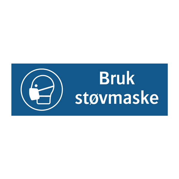 Bruk støvmaske